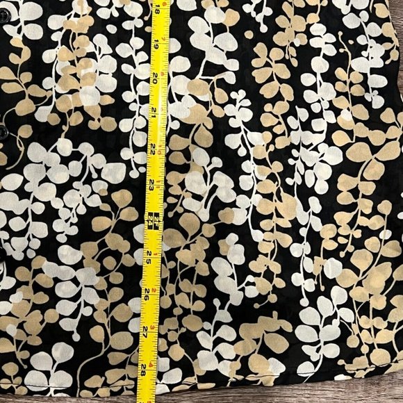 Club Z Collection Womens Plus Size Blouse Tank Top Yellow Black XL 1X - Picture 8 of 9